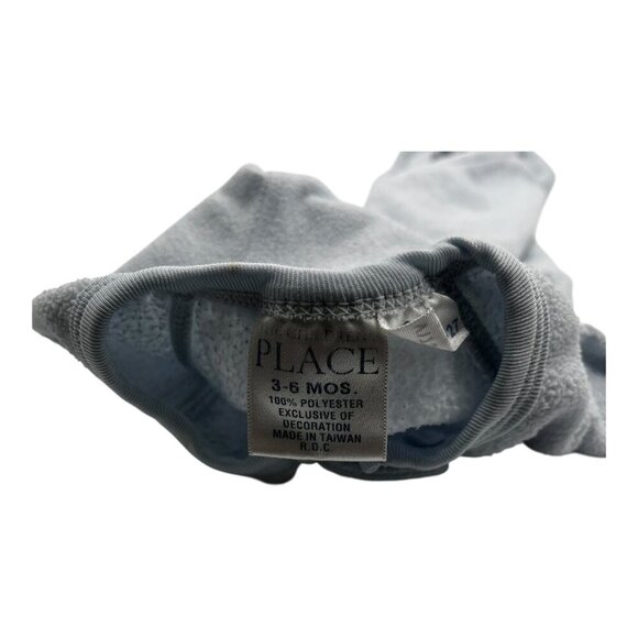 Lot of 2 Baby Girl One Piece Footed Pajamas 3-6M Floral Long Sleeves Crew Neck - Picture 3 of 16